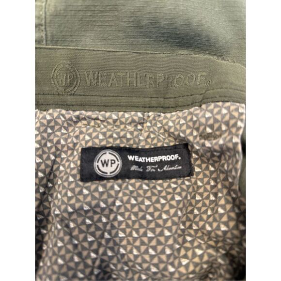 Weatherproof Men’s Shorts Sz. 38 Olive Green - Picture 7 of 7